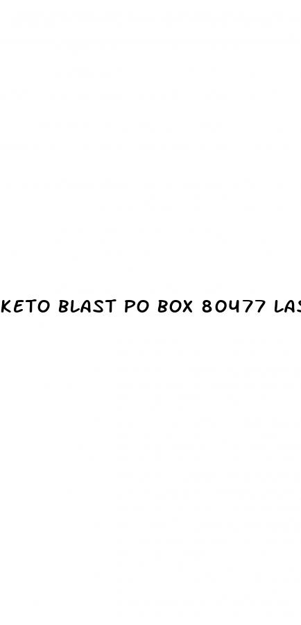 keto blast po box 80477 las vegas nv 89180