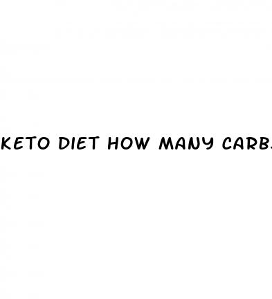 keto diet how many carbs