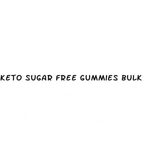 keto sugar free gummies bulk