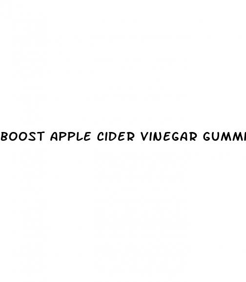 boost apple cider vinegar gummies