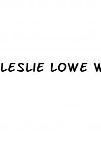 leslie lowe weight loss