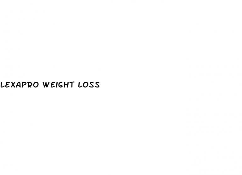 lexapro weight loss