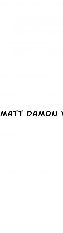 matt damon weight loss martian