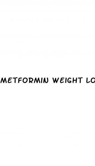 metformin weight loss success