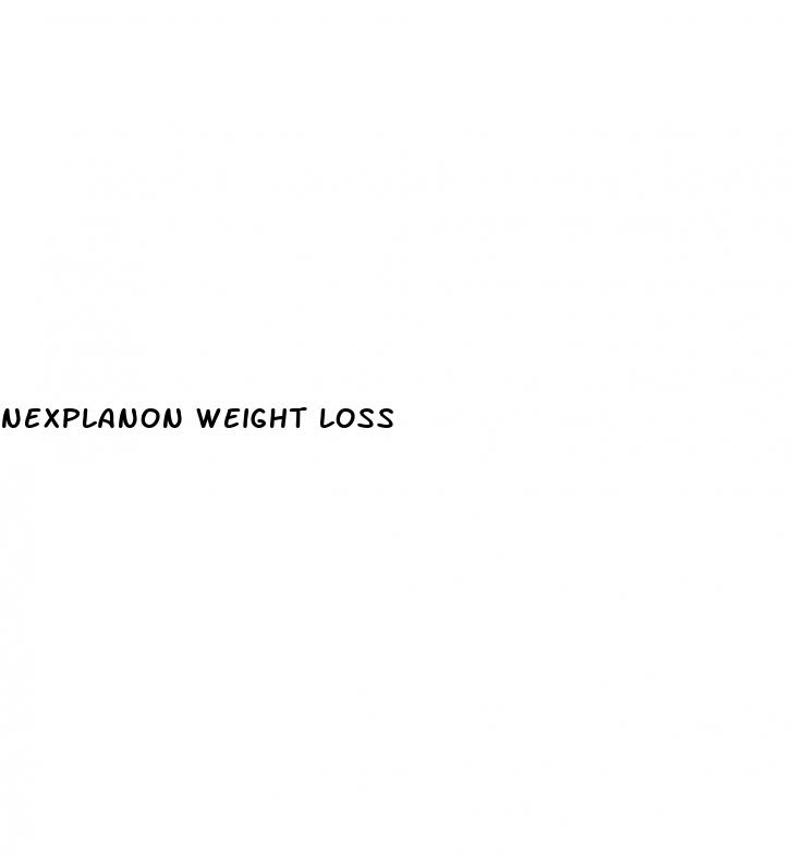 nexplanon weight loss