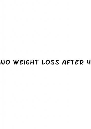 no weight loss after 4 weeks of exercise