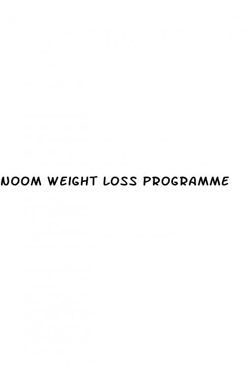 noom weight loss programme