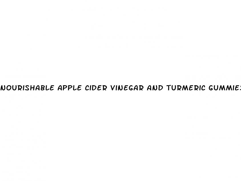 nourishable apple cider vinegar and turmeric gummies
