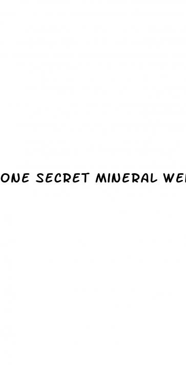 one secret mineral weight loss gummies