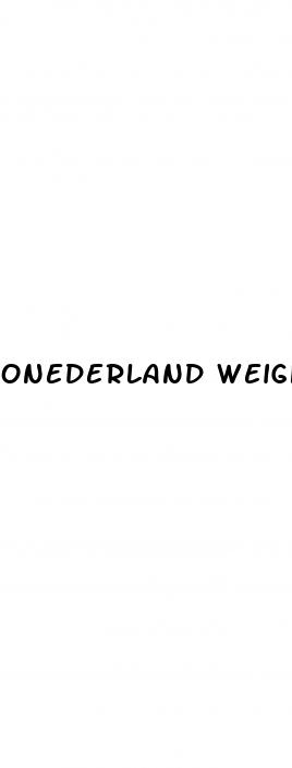 onederland weight loss