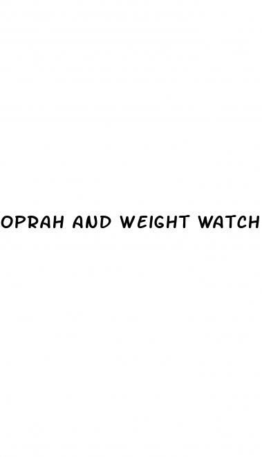 oprah and weight watchers
