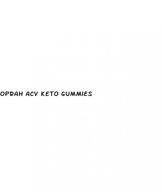 oprah acv keto gummies