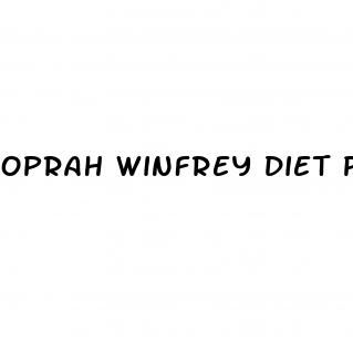 oprah winfrey diet pill