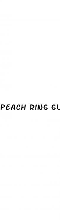 peach ring gummy slime