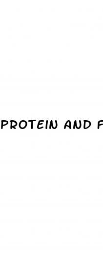 protein and fiber foods for weight loss