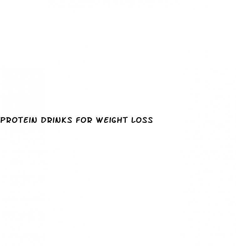 protein drinks for weight loss