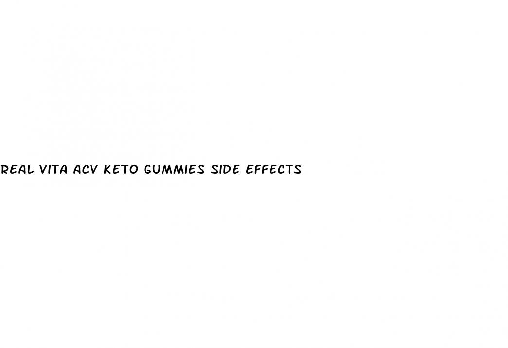 real vita acv keto gummies side effects