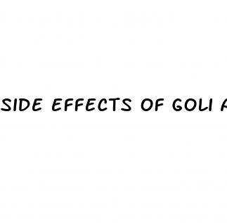side effects of goli apple cider vinegar gummies