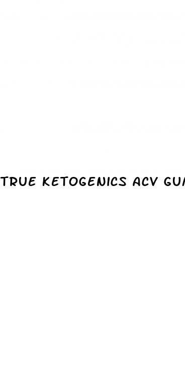 true ketogenics acv gummies