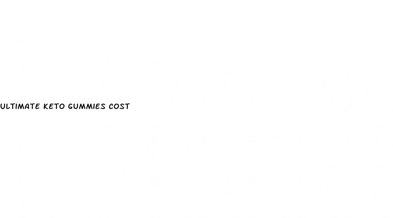 ultimate keto gummies cost
