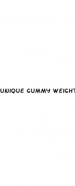 unique gummy weight loss