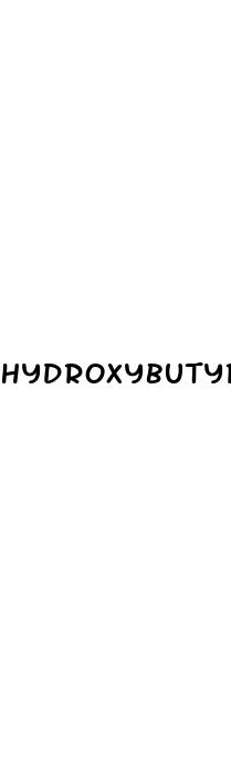 hydroxybutyrate weight loss