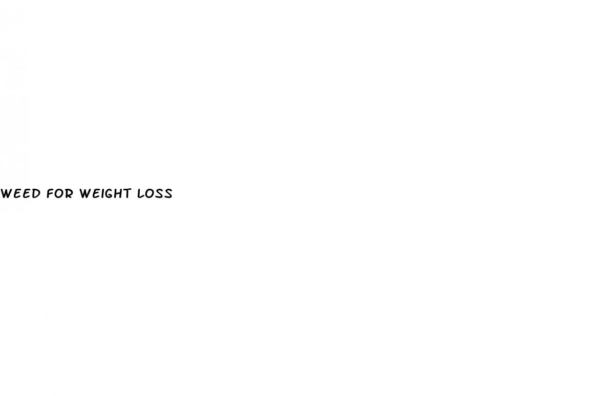 weed for weight loss