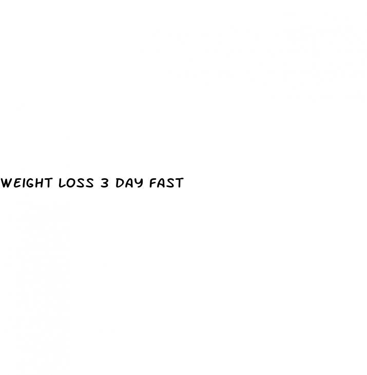 weight loss 3 day fast