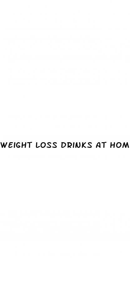 weight loss drinks at home
