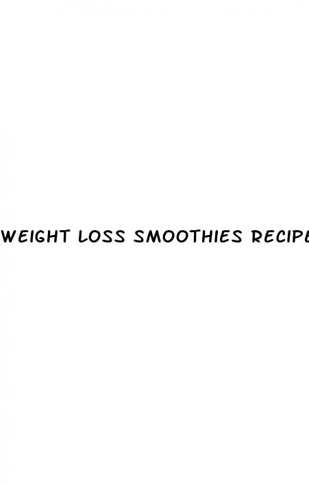 weight loss smoothies recipes pdf