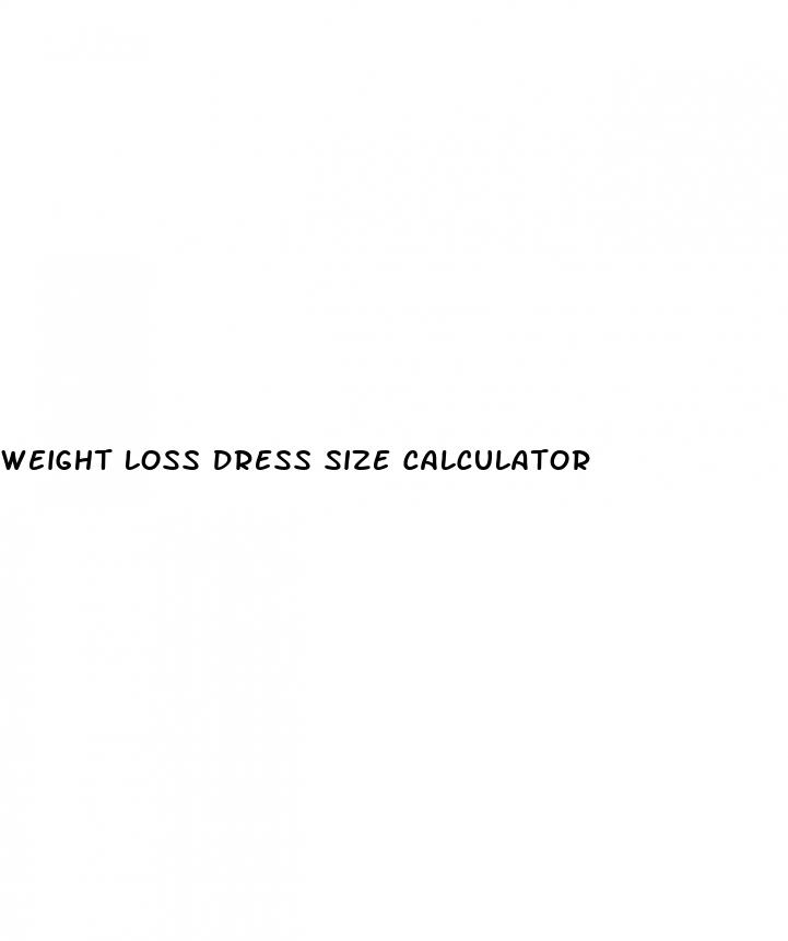 weight loss dress size calculator