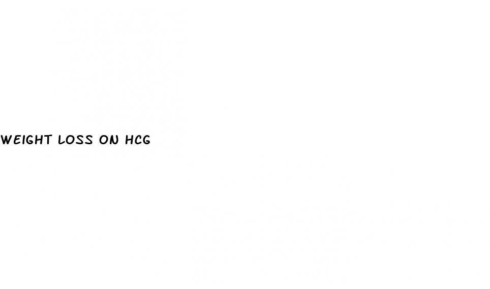 weight loss on hcg