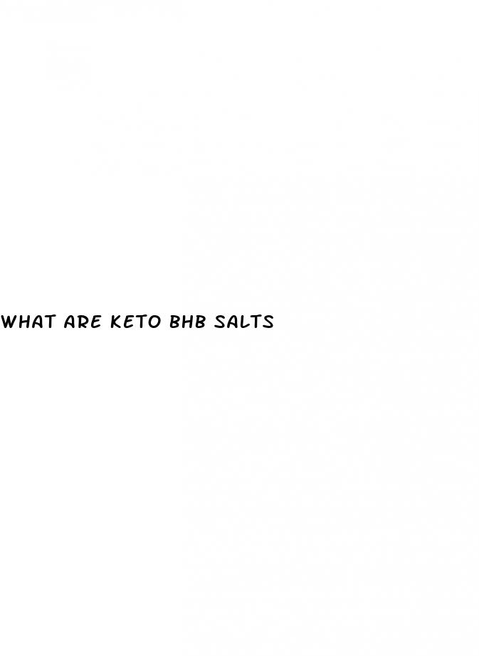 what are keto bhb salts