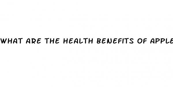 what are the health benefits of apple cider vinegar