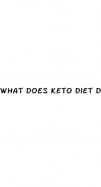 what does keto diet do