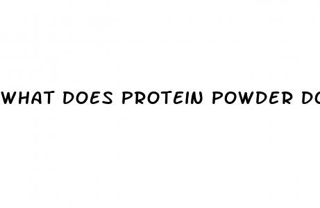 what does protein powder do for weight loss