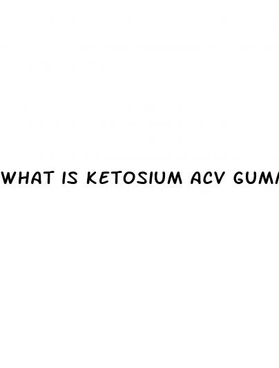 what is ketosium acv gummies