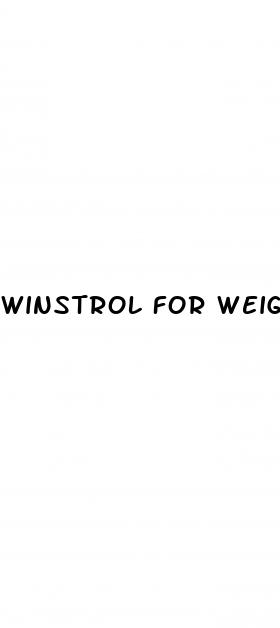 winstrol for weight loss