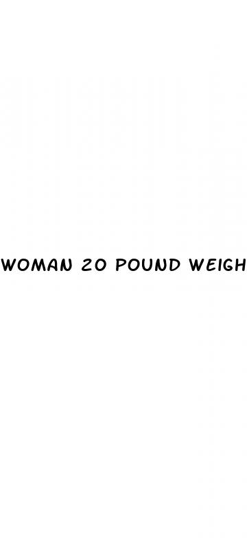 woman 20 pound weight loss