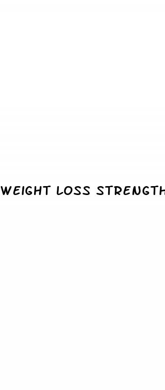weight loss strength training