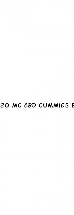 20 mg cbd gummies benefits