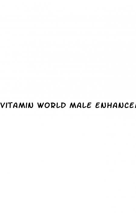 vitamin world male enhancement pills