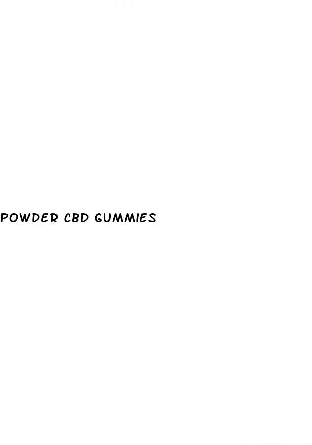 powder cbd gummies