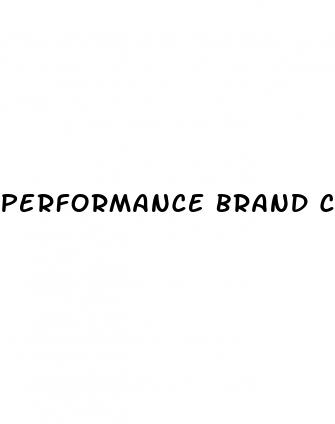performance brand cbd gummies