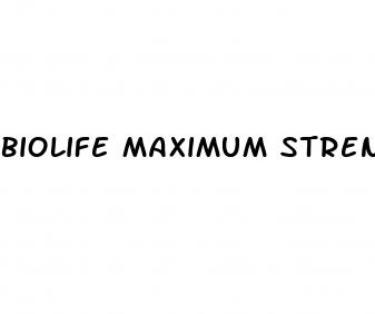 biolife maximum strength cbd gummies