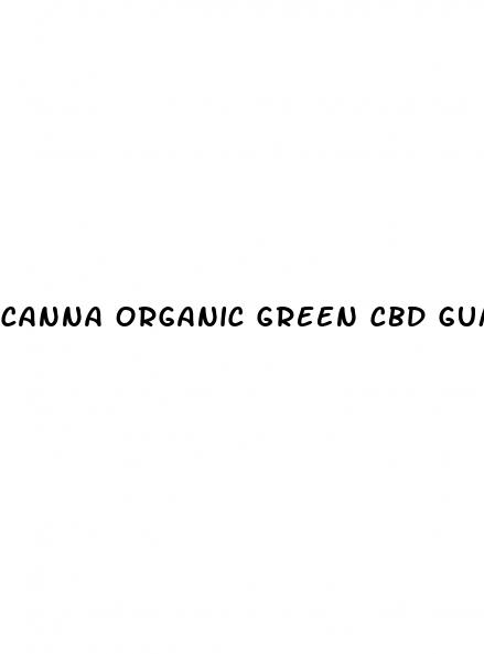 canna organic green cbd gummies