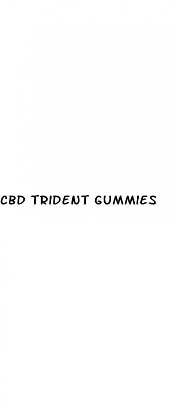 cbd trident gummies