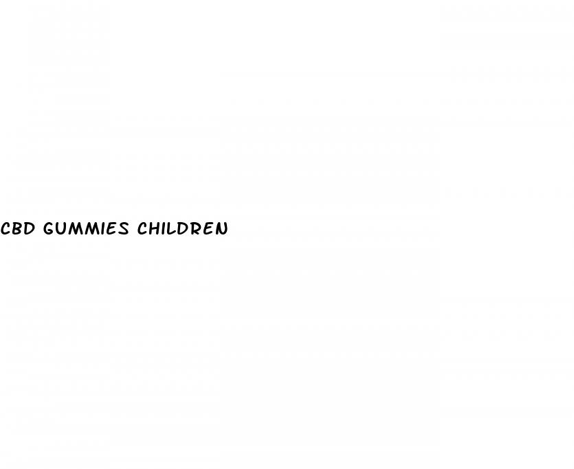 cbd gummies children