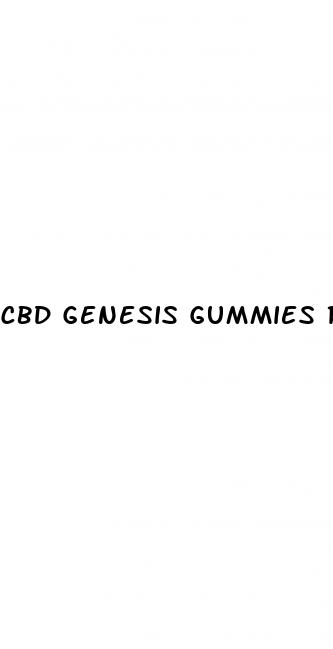 cbd genesis gummies reviews