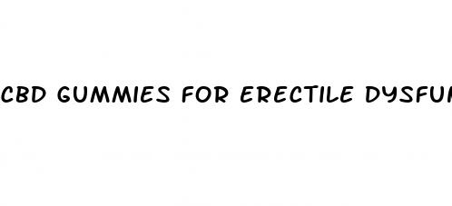 cbd gummies for erectile dysfunction shark tank
